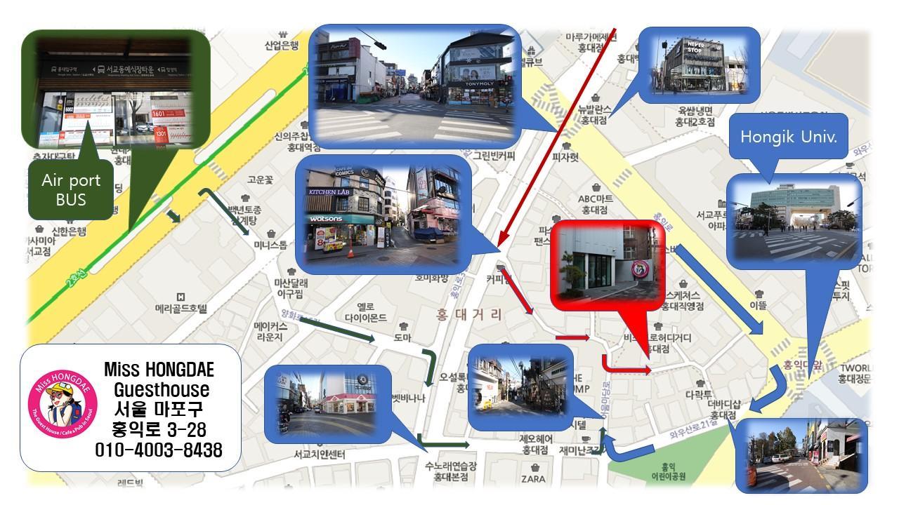Miss Hongdae Guest House Seul Dış mekan fotoğraf